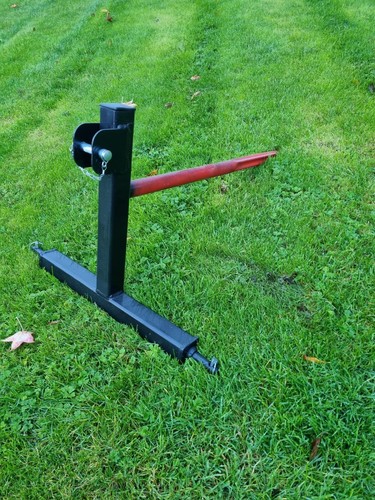 Single tine bale - bale, for