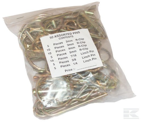 Mixed pinch pins - 50,